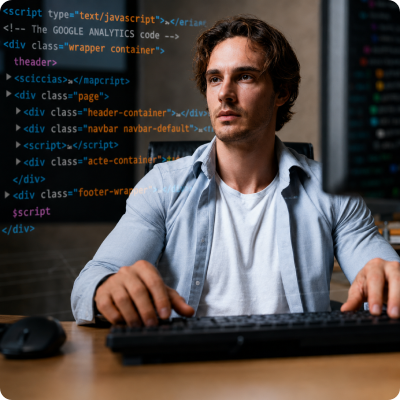 Developer at work